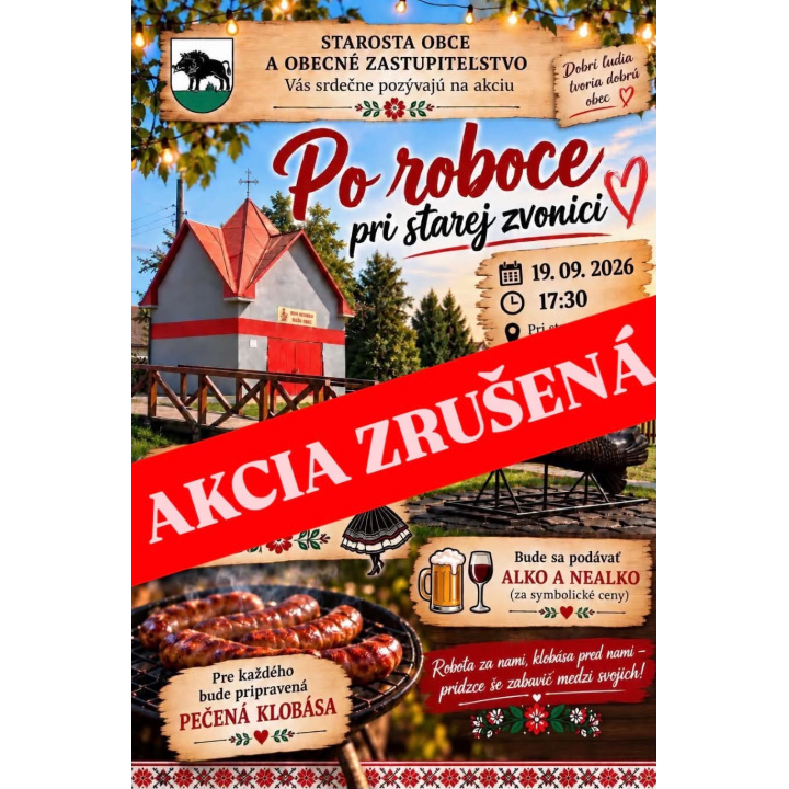 !!!AKCIA ZRUŠENÁ!!!