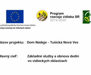 Projekty / Dom Nádeje - Tušická Nová Ves - foto