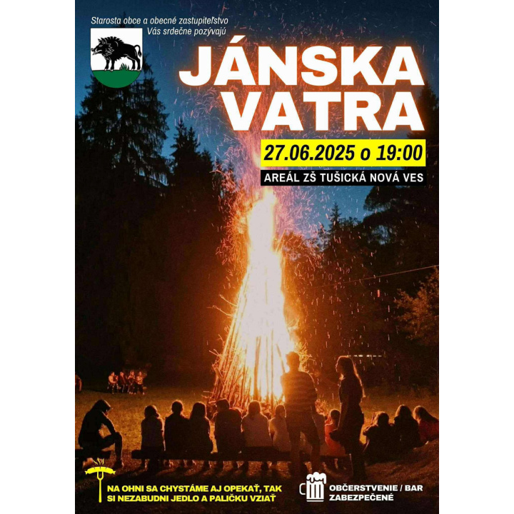 Jánska vatra 27. 6. 2025