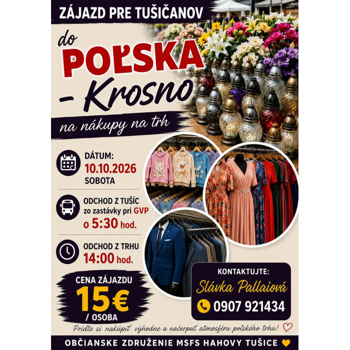 Zájazd do Poľska - Krosno